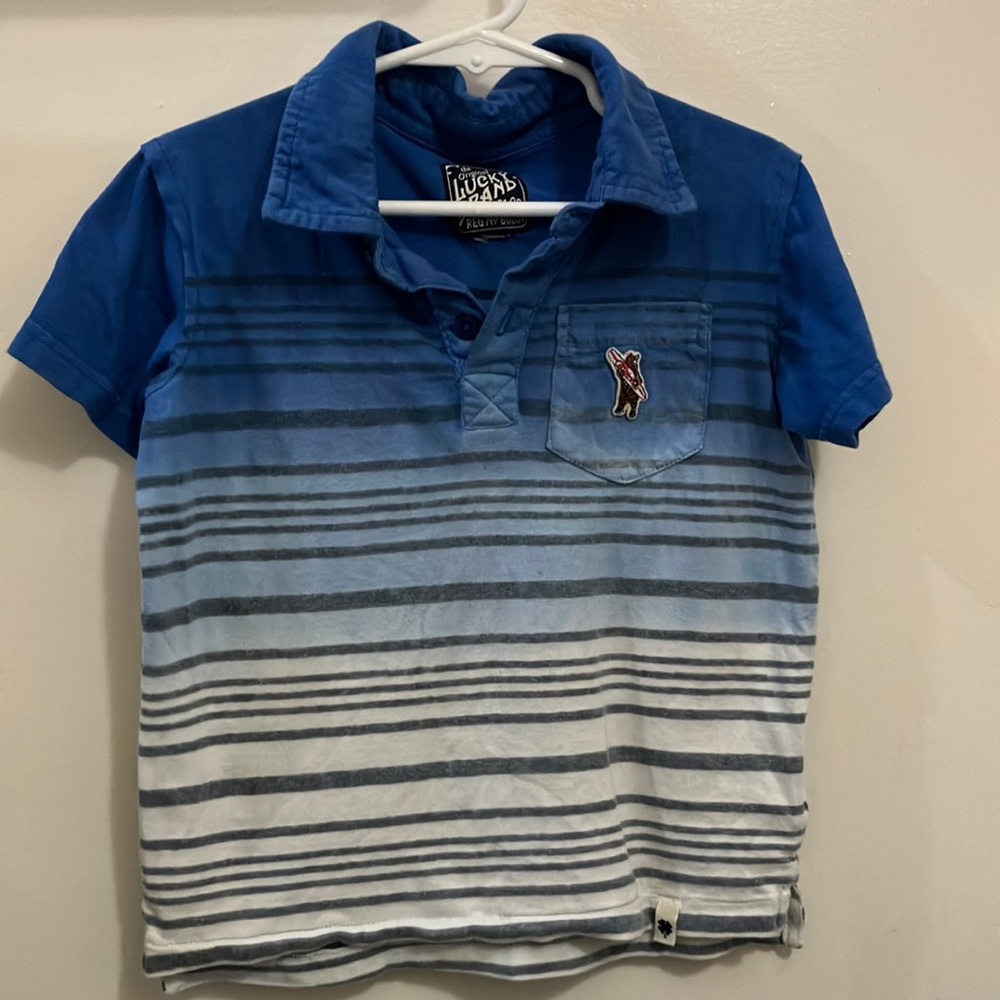 Lucky Brand Boys polo shirt size 4